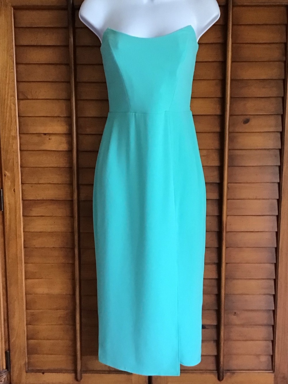 Amanda Uprichard x Revolve Chamberlain Dress in Parakeet NEW